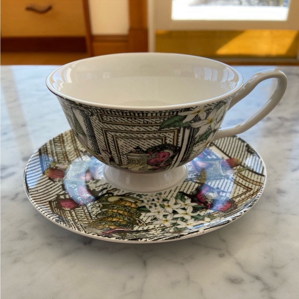 NWT Penhaligon’s Teacup & Saucer Set - Brand New w/Box, Halfeti, pocket square